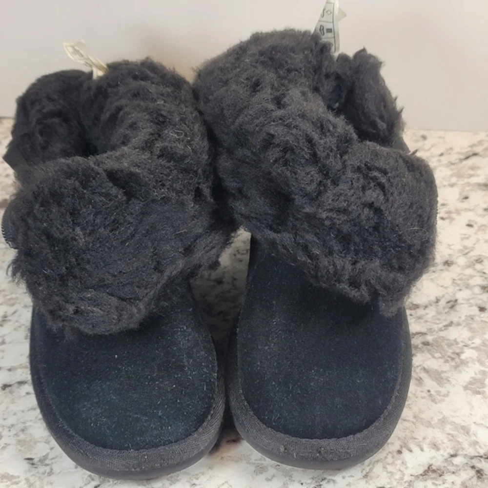 UGG‎ All Suede Black Boots Toddler Girl Size 9